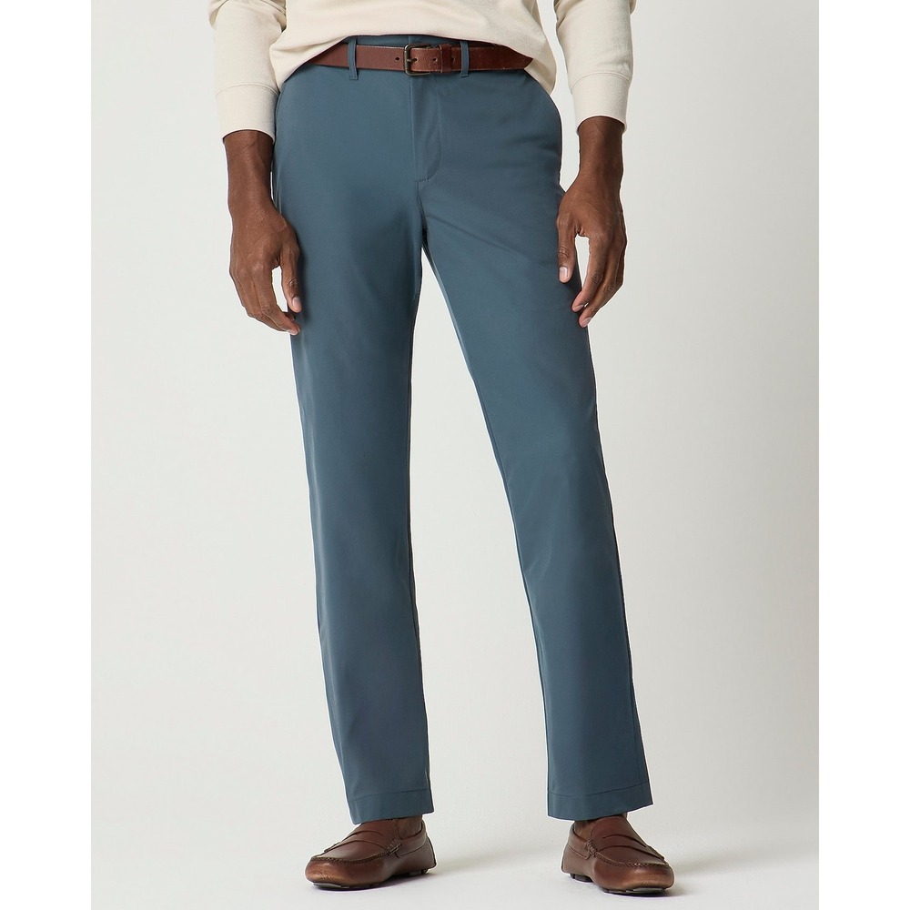 J.Crew Flex Slim Fit Tech Pants Mens 32x34 Slate Blue NWT Stretch Performance
